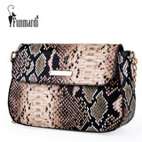 FUNMARDI Brand Snake Designer Women Bag Chain Strap Shoulder Bags Small Crossbody Bags For Women PU Leather Bag Female WLHB1790