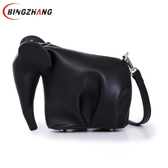 Women Leather Handbags Casual Cross Body Elephant Shaped Bags Girlsladies messenger bag purse shoulder bags 5 colors L4-2958