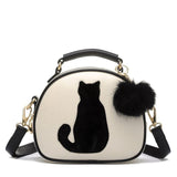 Cute Fox Rabbit Cat Bear Face Women Bag Baby Girl Mini Shoulder Bag For Women Cross Body Bags Lady PU Leather Handbags L4-3256