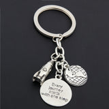 1pc London Big Ben Keychains No Matter Where Airplane Charms Compass Keyring With Earth Travel Jewelry Gift For Man