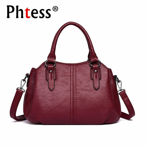 Luxury Handbags Women Bags Designer 2019 Female Tote Bags High Quality Sac A Main Female Leather Shoulder Bag Vintage Ladies New